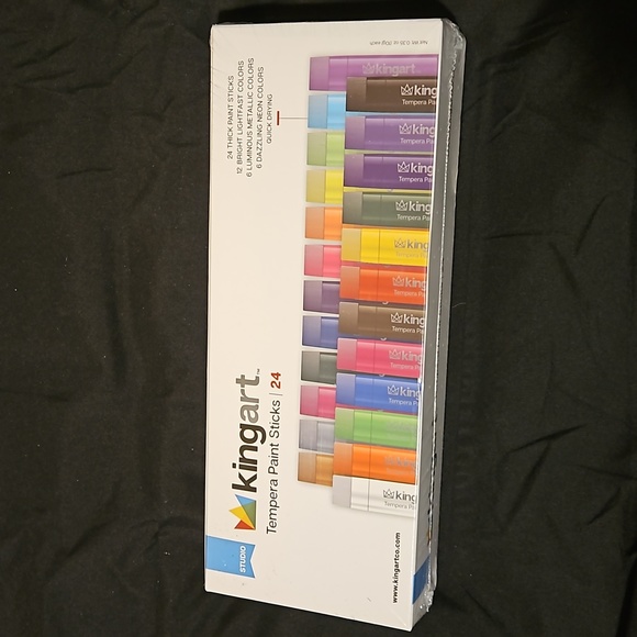 Kingart tempera paint sticks - Picture 1 of 4